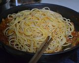 A picture of step 5 of Delicious Pasta with Tomatoes and Tuna.