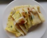 A picture of step 13 of Taiwanese Danbing-style Breakfast Crepe with Egg and Flour.