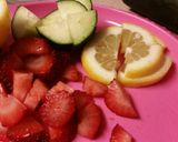 A picture of step 1 of Alee's Detox Water -Cuc/lem/straw-.