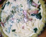 A picture of step 8 of Simple, 100% Homemade Spinach Quiche.