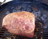 A picture of step 3 of Banh Mi (Vietnamese Pulled Pork Sandwich).