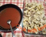 Pas rețetă Cochilii umplute cu carne de cârnați 4 fotografie