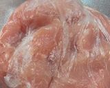 A picture of step 2 of Marinated and Sautéed Breast Chicken Flavored with Garlic and Basil.