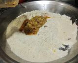 A picture of step 1 of Garlic poori.