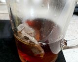 A picture of step 1 of My Iced tea lovely when chilled in the fridge overnight. 🍋☕🧊🥰.