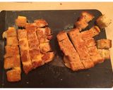 A picture of step 9 of Sundried Tomato Bisque & Grilled Cheese Croutons.