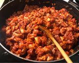 Egyszerű rizses hús recept fázis 4 fotója
