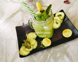 A picture of step 10 of Cucumber lemon cooler/summer cooler/cucumber juice.