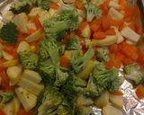 A picture of step 2 of Vegetable Mac and Cheese.