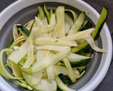 Une image de l'étape 1 de °Tagliatelles de courgettes à la carbonara°.