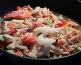 Shiitake gombás pirított tészta recept fázis 2 fotója