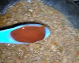 A picture of step 5 of Saucy beef wraps.