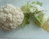 Foto del paso 1 de la receta: Pastel de coliflor, carne y huevos al horno