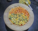 A picture of step 5 of Corn spinach quasadillas.