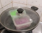 Foto langkah ke 6 dari resep Bongko Pontianak 2 Rasa|Pandan & Taro.