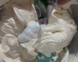 Foto langkah ke 5 dari resep Bolu Kukus Semangka Praktis.