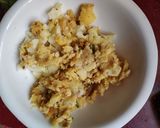 A picture of step 1 of Chilli cheese potato balls.