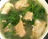 Hình bước làm 2 của món Canh rau tầm bóp nấu móng giò