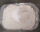 A picture of step 1 of White sandwich loaf (bread maker).