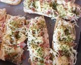 Une image de l'étape 5 de Brushettas jambon fromage #juillet.