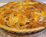 Foto del paso 3 de la receta: Pastel salado con champiñones y alcachofas de lata