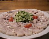 A picture of step 4 of Tender Boiled Pork with Korean Dressing.