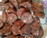 A picture of step 2 of Sausage chicken and mushroom gravy.