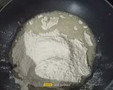 A picture of step 1 of Singhare Atta Ki Burfi.