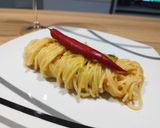 A picture of step 3 of Spaghetti aglio, olio e peperoncino 3.0 🧄🫒🌶️.