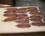 A picture of step 4 of Baby Sardine & Tomato Sauté with Polenta.