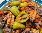 Foto langkah ke 7 dari resep Oseng Tongkol Terong Cabe Gendot.