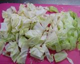 A picture of step 1 of Japanese-Style Cabbage Pasta with Just One Frying Pan.