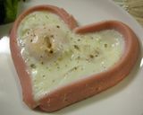 A picture of step 4 of Cute Heart-Shaped Fried Egg.