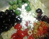 Lettuce olive and tomato salad recipe step 1 photo