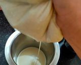 A picture of step 2 of Dates and Coconut milk.