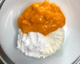 A picture of step 2 of Mango Shrikhand.