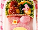 A picture of step 8 of Easy! My Melody Onigiri For Charaben (Decorative Bentos).