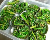 A picture of step 5 of A Standard Bento Item - Parboiled Spinach with Sesame Seeds.
