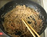 A picture of step 4 of Mentaiko with Shirataki Konnyaku Noodles.