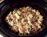 A picture of step 1 of Southwestern Cheesy Chicken and Pasta.