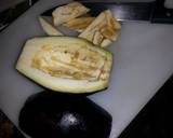 HCG diet meal 5 & 6: Eggplant boats and burgers. recipe for 2 recipe step 1 photo