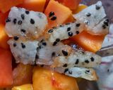 Foto del paso 1 de la receta: Licuado de Papaya y Pitahaya con Avena