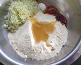 A picture of step 1 of Rasiya Muthiya With Cabbage.