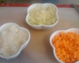A picture of step 1 of Pasta napolitana.