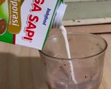 Foto langkah ke 2 dari resep Es Coklat Susu Evaporasi.