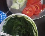 A picture of step 2 of Cheesy double decker veg grilled sandwich.