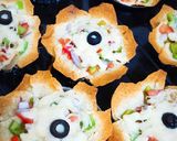 A picture of step 9 of Cheesy Nacho Flowers.