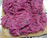 A picture of step 2 of Beetroot Sandwich.
