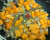 A picture of step 5 of Pumpkin and salt fish stew (veggie).