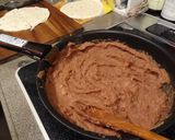 A picture of step 3 of Easy Mexican Seven Layer Dip.